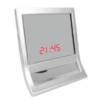 AYNALI LED IŞIKLI MASA SAATİ